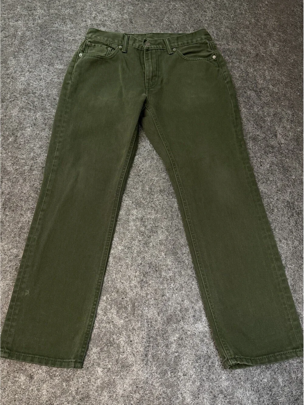 Levi’s 541 Athletic Fit Jeans Men’s 30x30 Olive Green Denim Five Pocket
